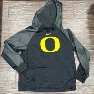 Nike University of Oregon “O” Black & Gray Youth Hoodie